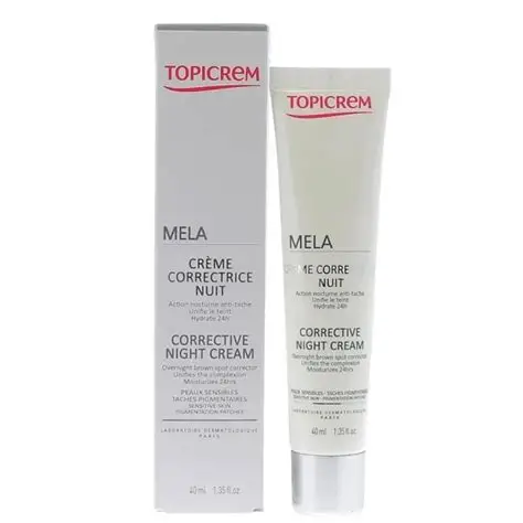 TOPICREM MELA CREME VIS NUIT 40ML