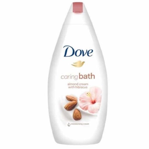 DOVE CARING BATH ALMOND CREAM 750ML