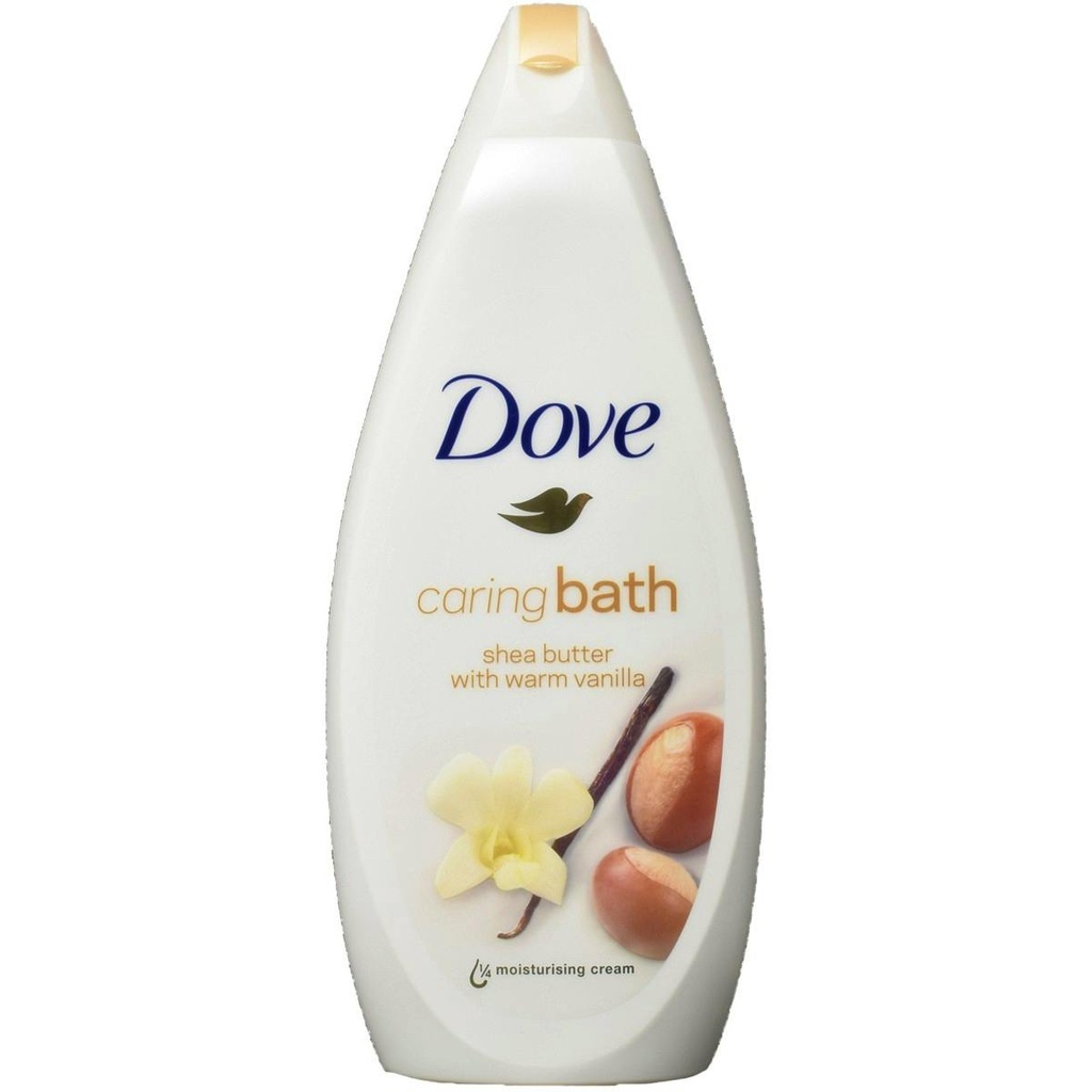 DOVE CARING BATH VANILLA 750ML